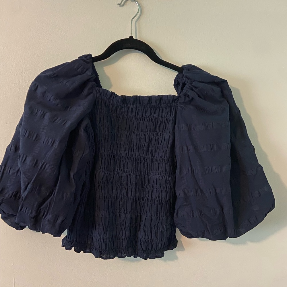 NWT Anthropologie Maeve puff sleeve top Sz XS